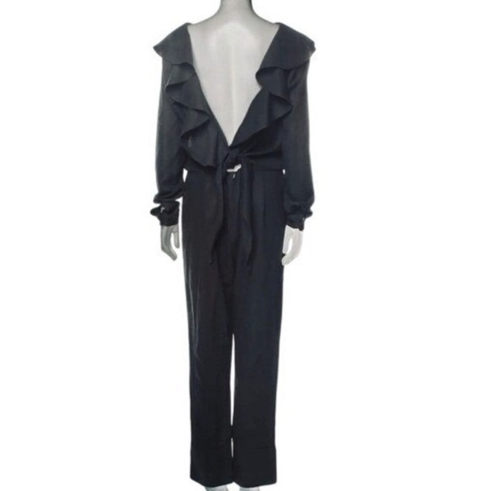 JOHANNA ORTIZ Feel Me Ruffled Wool Jumpsuit | Women's US 2